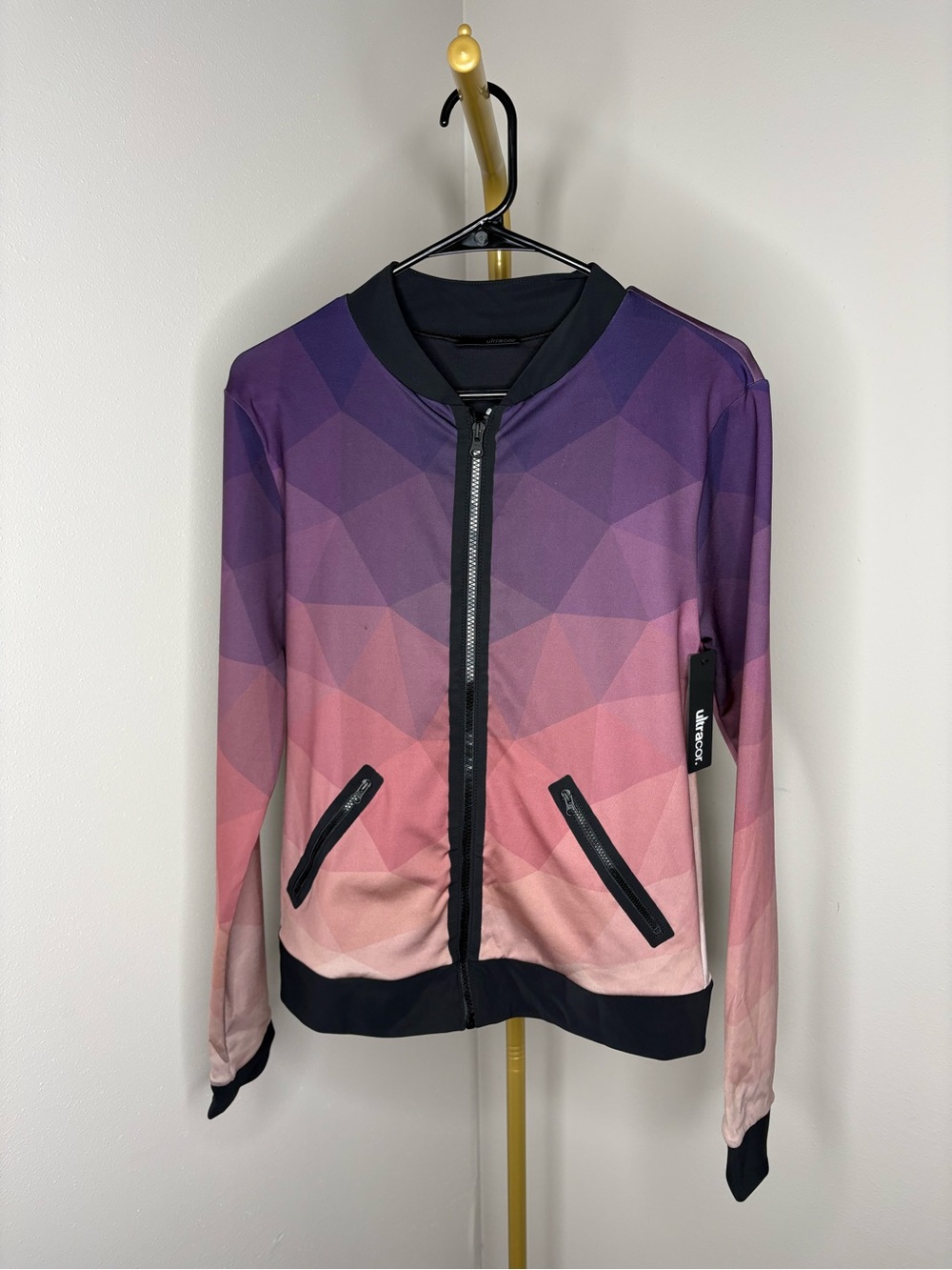 ultracor Gradient Purple-Pink Bomber Jacket